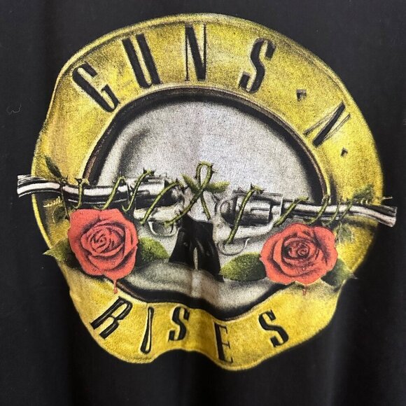 Guns N Roses Band Tee Black‎ 100% Cotton Music Rock n Roll Size Large - Picture 3 of 5